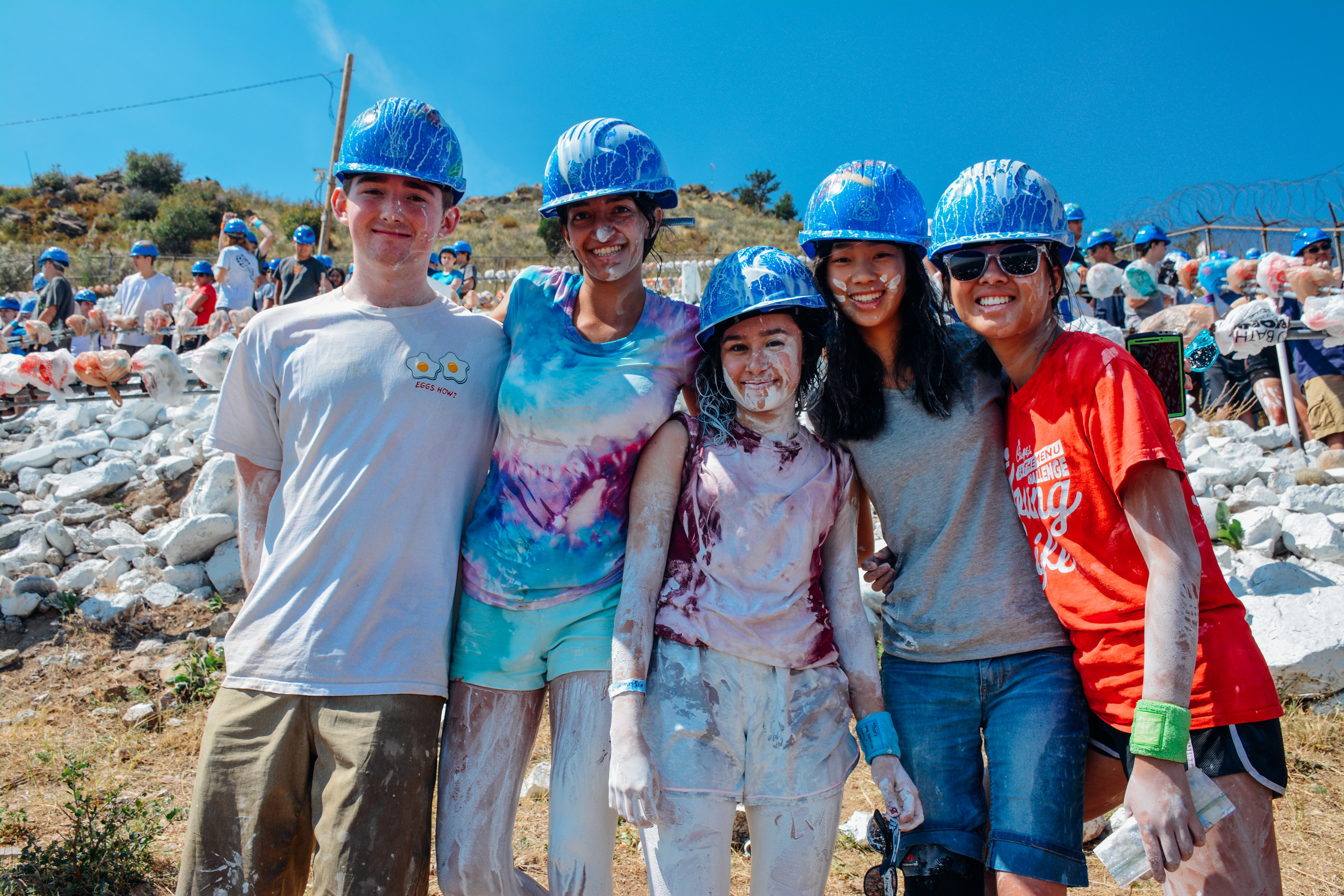 Colorado School of Mines students participate in the annual M Climb